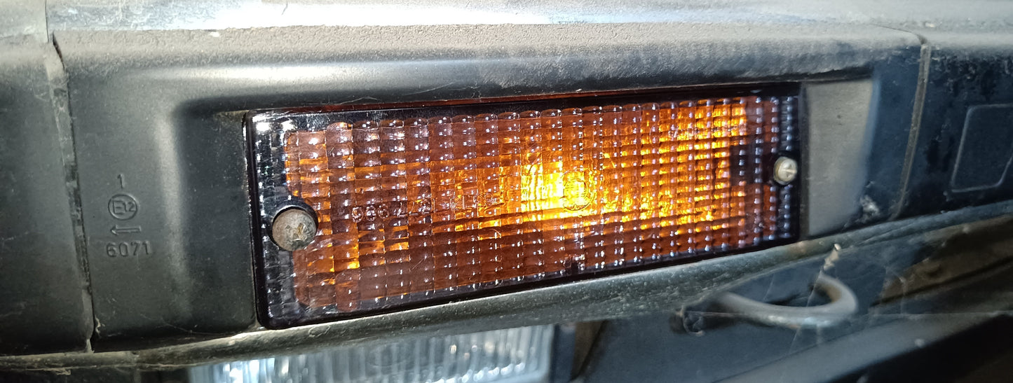 Blinkerglas Set für BMW 3er E30 Schwarz getönt